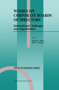 Book Cover for Women on Corporate Boards of Directors by Ronald J Burke, MC Mattis