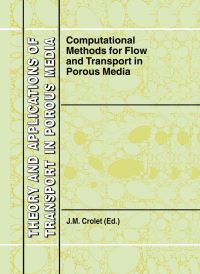 Book Cover for Computational Methods for Flow and Transport in Porous Media by JM Crolet