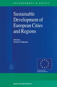 Book Cover for Sustainable Development of European Cities and Regions by Gerrit H Vonkeman