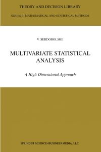 Book Cover for Multivariate Statistical Analysis by V Serdobolskii