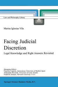 Book Cover for Facing Judicial Discretion by M Iglesias Vila