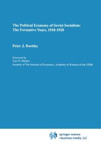 Book Cover for The Political Economy of Soviet Socialism by Peter J Boettke