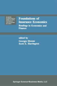 Book Cover for Foundations of Insurance Economics by Georges Dionne, Scott E Harrington