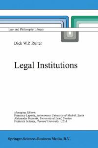 Book Cover for Legal Institutions by DW Ruiter