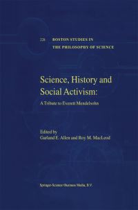 Book Cover for Science, History and Social Activism by Garland E Allen, Roy M MacLeod