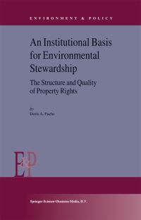 Book Cover for An Institutional Basis for Environmental Stewardship by Doris A Fuchs