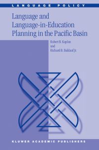 Book Cover for Language and Language-in-Education Planning in the Pacific Basin by Robert B Kaplan, Richard B Baldauf