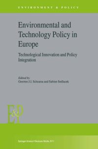 Book Cover for Environmental and Technology Policy in Europe by Geerten J I Schrama, Sabine Sedlacek