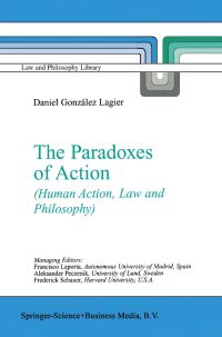Book Cover for The Paradoxes of Action by Daniel González Lagier