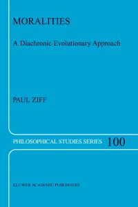 Book Cover for Moralities by Paul Ziff