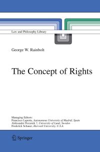 Book Cover for The Concept of Rights by George W Rainbolt