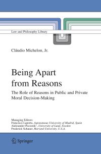 Book Cover for Being Apart from Reasons by Cláudio Jr Michelon