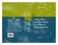 Book Cover for New Forms of Governance in Research Organizations by Dorothea Jansen