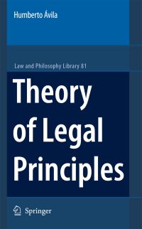 Book Cover for Theory of Legal Principles by Humberto Avila