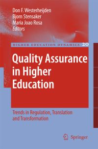 Book Cover for Quality Assurance in Higher Education by Don F Westerheijden, Bjorn Stensaker, Maria Joao Rosa