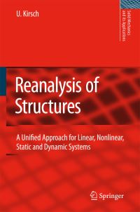 Book Cover for Reanalysis of Structures by Uri Kirsch