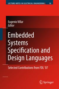 Book Cover for Embedded Systems Specification and Design Languages by Eugenio Villar