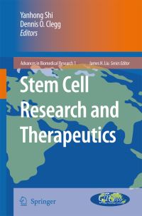 Book Cover for Stem Cell Research and Therapeutics by Yanhong Shi, Dennis Clegg