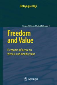 Book Cover for Freedom and Value by Ishtiyaque Haji