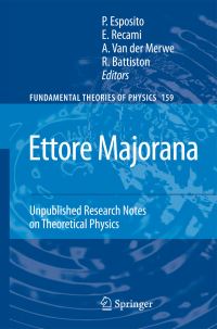 Book Cover for Ettore Majorana by Salvatore Esposito, E Recami, Alwyn van der Merwe