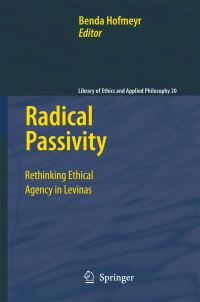 Book Cover for Radical Passivity by Benda Hofmeyr