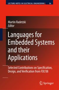 Book Cover for Languages for Embedded Systems and Their Applications by Martin Radetzki