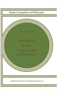 Book Cover for Semantical Essays by MJ Cresswell