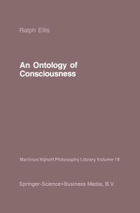 Book Cover for An Ontology of Consciousness by R Ellis