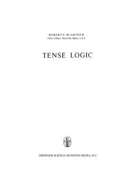 Book Cover for Tense Logic by RL McArthur