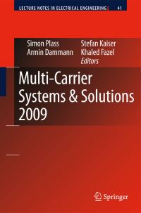 Book Cover for Multi-Carrier Systems & Solutions 2009 by Simon Plass, Armin Dammann, Stefan Kaiser, Khaled Fazel