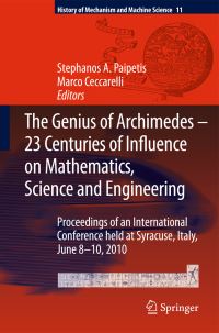 Book Cover for The Genius of Archimedes by S A Paipetis, Marco Ceccarelli