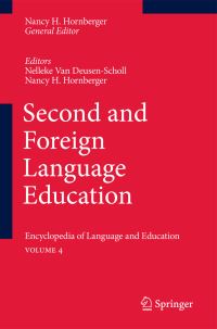 Book Cover for Second and Foreign Language Education by Nelleke Van DeusenScholl, Nancy H Hornberger