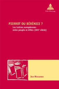 Book Cover for Pierrot Ou Berenice? by Jean Weisgerber