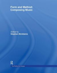 Book Cover for Form and Method by Roger Reynolds, Stephen McAdams