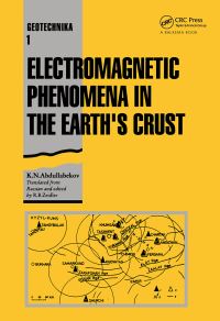 Book Cover for Electromagnetic Phenomena in the Earth's Crust by KN Abdullabekov