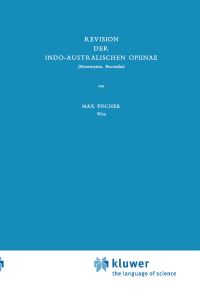 Book Cover for Revision Der Indo-Australischen Opiinae by M Fischer