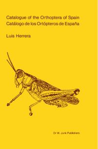 Book Cover for Catalogue of the Orthoptera of Spain by Luis Herrera