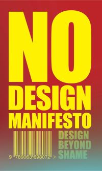 Book Cover for The No Design Manifesto by Mieke Gerritzen