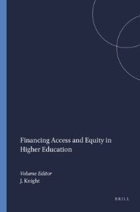 Book Cover for Financing Access and Equity in Higher Education by Jane Knight