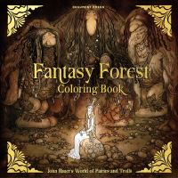 Book Cover for Fantasy Forest Coloring Book by John Bauer