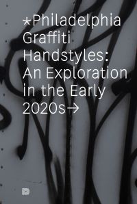 Book Cover for Philadelphia Graffiti Handstyles by Francois Chastanet