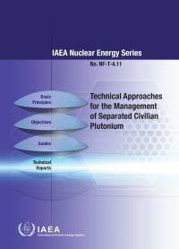 Book Cover for Technical Approaches for the Management of Separated Civilian Plutonium by IAEA