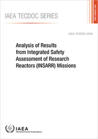 Book Cover for Analysis of Results from Integrated Safety Assessment of Research Reactors (INSARR) Missions by IAEA