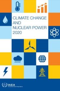 Book Cover for Climate Change and Nuclear Power 2020 by IAEA