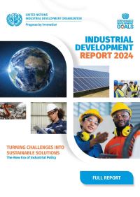 Book Cover for Industrial Development Report 2024 by United Nations Industrial Development Organization