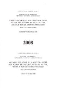 Book Cover for Case Concerning Sovereignty Over Pedra Branca/Pulau Batu Puteh, Middle Rocks and South Ledge by United Nations