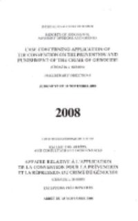Book Cover for Case Concerning Application of the Convention on the Prevention and Punishment of the Crime of Genocide by United Nations