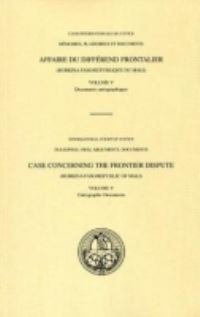 Book Cover for Case Concerning the Frontier Dispute by United Nations