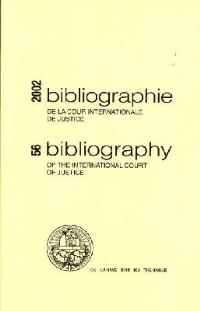 Book Cover for International Court of Justice Bibliography by United Nations
