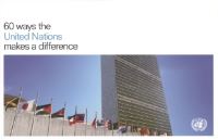 Book Cover for 60 Ways the United Nations Makes a Difference by United Nations